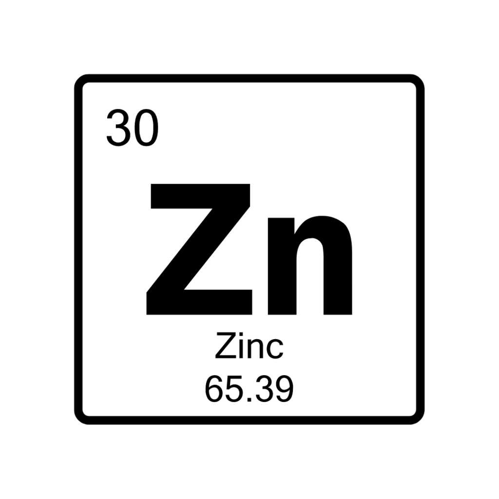 zinc, chemical symbol, 65.39, fight infection, fight illness