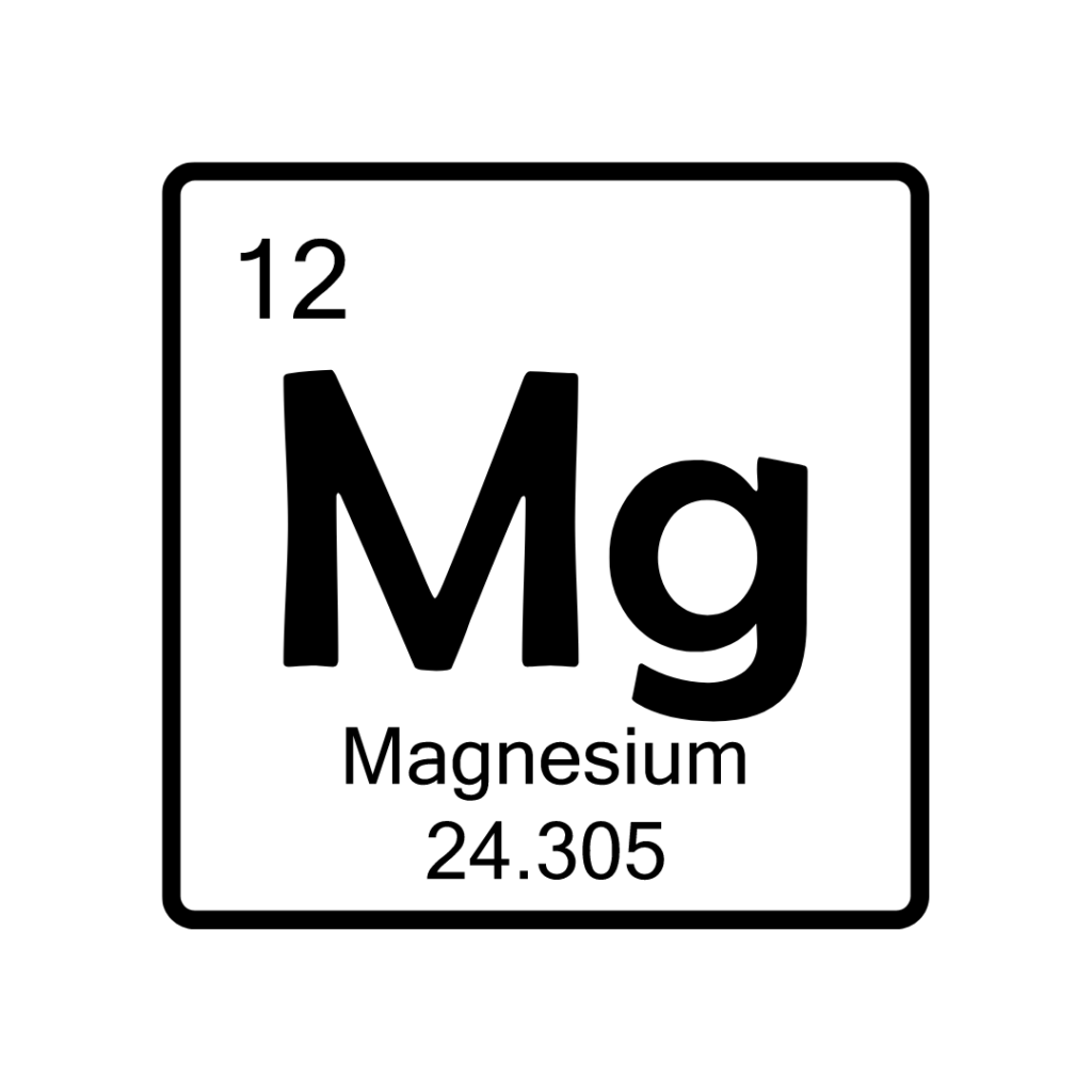 magnesium, 24.305, chemical symbol, muscle recovery